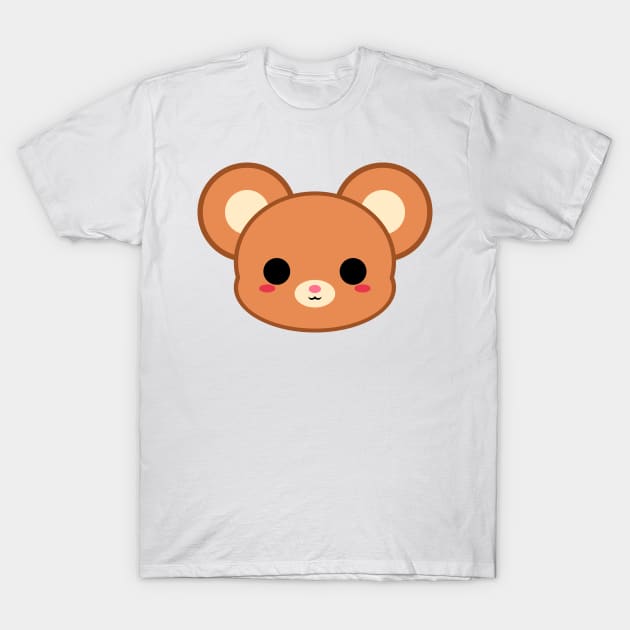 Cute Brown Mouse T-Shirt by alien3287